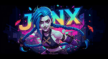 Arcane, Jinx (League Of Legends) HD wallpaper