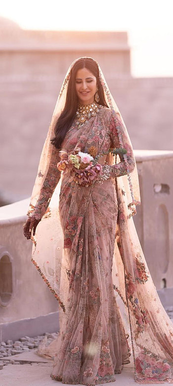 Katrina Kaif, head, sari, wedding dress, 1440, christmas, pushpa HD phone wallpaper