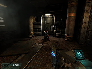 doom 3 resurrection of evils' zombies, doom, zombie, hell, plasma gun HD wallpaper
