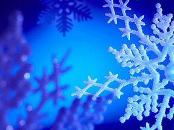 snowflake, winter, blue, white, dream HD wallpaper