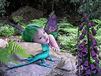 Boy and little Dragon, sweet, dragon, boy, little HD wallpaper