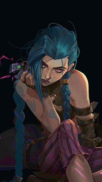 Jinx Arcane Vibes | Official League of Legends TV Show , Jinx (League Of Legends), TV Show, Arcane HD phone wallpaper