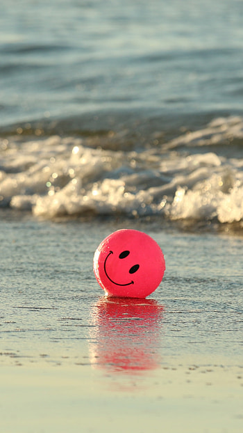 Smiley Ball, Happy, Ball HD phone wallpaper