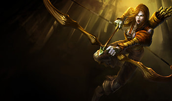 Ashe - The Frost Archer, the frost archer, blonde, bowmaster splash, beauty, ashe, cg, league of legends, , female, sexy, splash, archer, hot, girl, bowmaster, adventure, action, fantasy, video game, lovely, legends HD wallpaper