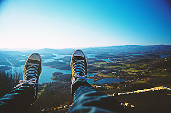 Far From World, graphy, shoes, nature HD wallpaper