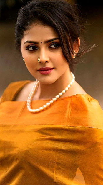 Subiksha, telugu movis, saree beauty HD phone wallpaper