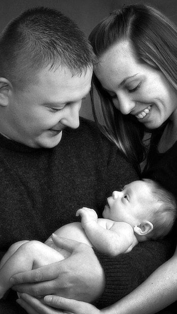 I Love Mom Dad, Black And White HD phone wallpaper