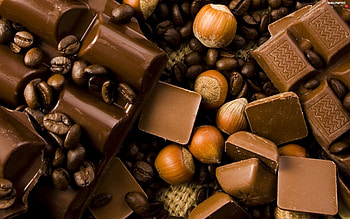 Hazelnuts nuts cuts, Chocolatey goodness, Full , Nutty cravings HD wallpaper