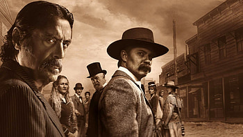 Ian McShane, Deadwood The Movie, Western drama, HBO HD wallpaper