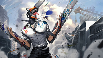 Chainsaw Man : Skyline Rampage, Chainsaw Man HD wallpaper