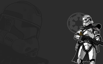 All For the empire, helmat, grey, symbol, trooper, stormtrooper, star wars HD wallpaper
