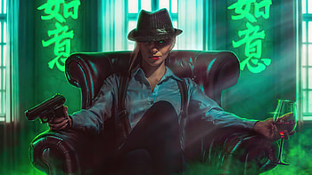 Dont Mess With Wendy , artist, artwork, digital-art, gun HD wallpaper