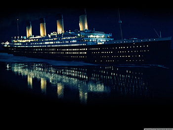'Elegantly Decorated with the Titanic', night, island, oceans, luxury, Titanic, graphy, most ed, attractions in dreams, cruise ships, creative pre-made, elegant, love four seasons, boats, decorations HD wallpaper