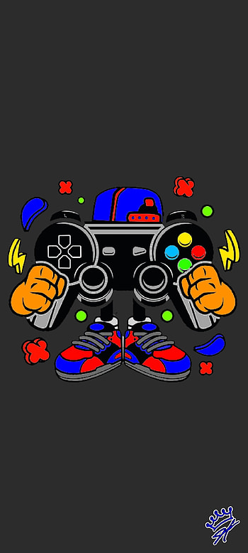 Born To Game, Art, Minimalistic, Nintendo, minimalist, Xbox, Playstation, Minimal HD phone wallpaper