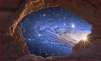 CAVEPORTAL, SPACE, CAVE, UNIVERSE, PORTAL HD wallpaper