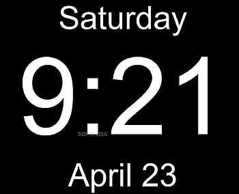 Digital Clock HD wallpaper