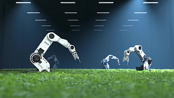 Smart robotic farmers, Agriculture technology, Farm automation, Stock video HD wallpaper