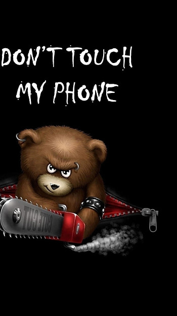 Dont Touch My Killer Bear, dont touch my , killer bear, axe HD phone wallpaper