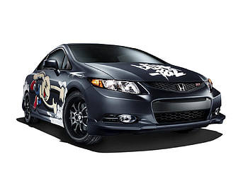 Honda Civic Si Coupe by Blink-182 (IX) '2011, civic, honda, blink 182, car HD wallpaper