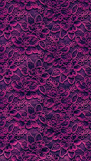 Purple & Pink Lace, floral, magenta, romance, flowers, gothic, vintage, pattern HD phone wallpaper