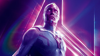 Paul Bettany, Vision, superhero, Avengers: Infinity war, 2018 movie HD wallpaper