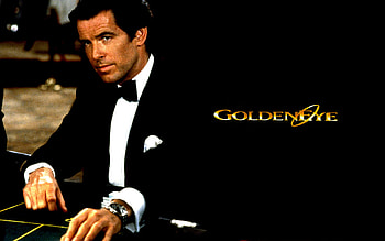 James Bond, Pierce Brosnan's suave charm, Handsome and charismatic, Admired actor HD wallpaper