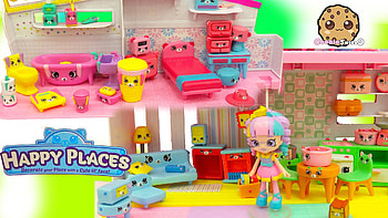 All 4 Shopkins Petkins Decorator's Packs with Blind Bags In Rainbow Kate's Happy Places Home - YouTube HD wallpaper