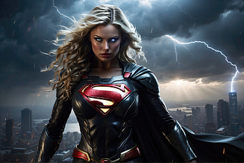 Supergirl Soars A Hero Grace, supergirl, superheroes, artist, artwork, digital-art, deviantart HD wallpaper