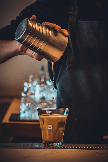 Food, Coffee, Glass, Drink, Beverage, Bartender, Barman HD phone wallpaper