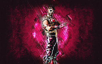 Fortnite New Glasses Funk Ops Skin, Fortnite, main characters, pink stone background, New Glasses Funk Ops, Fortnite skins, New Glasses Funk Ops Skin, New Glasses Funk Ops Fortnite, Fortnite characters HD wallpaper
