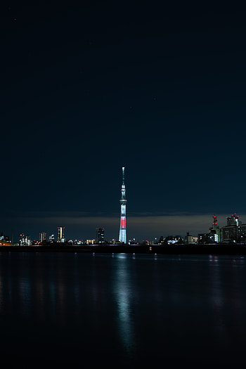Cities, Night City, City Lights, Panorama, Japan, Tower, Tokyo HD phone wallpaper