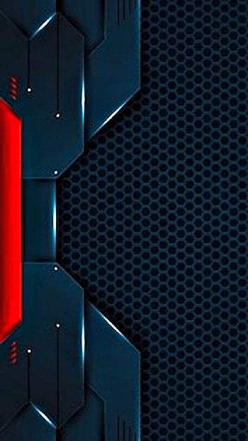 material gamer design, digital, red, blue, modern, texture, cool, black, geometric, pattern, mesh HD phone wallpaper