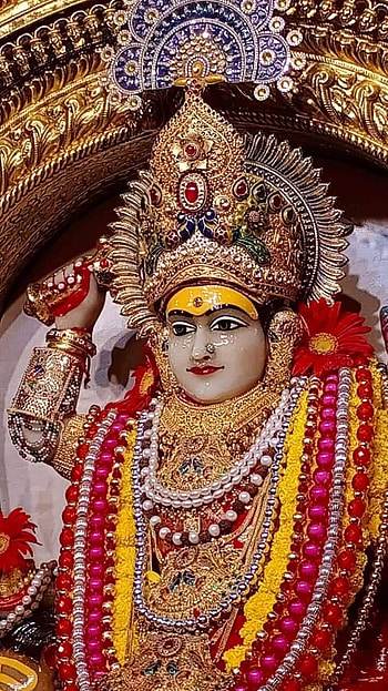 Jhandewali mata, art, jewellery HD phone wallpaper