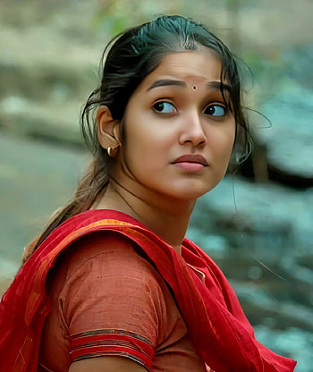 Anikha surendran, fashion design, lip, Mallu actress HD phone wallpaper