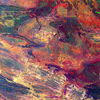 Universe, View From Above, Multicolored, Motley, Surface, Land, Earth, Relief HD phone wallpaper