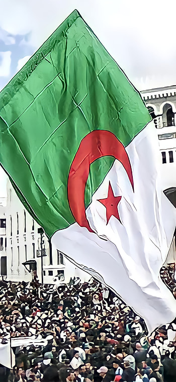 Algeria, red, sky HD phone wallpaper