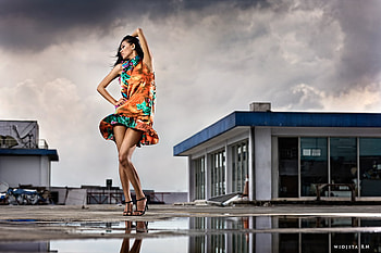 After the rain , sexy, model, graphy, girl, beautiful, woman, face, legs, female HD wallpaper