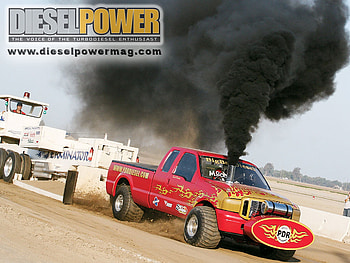 Pull, ford, truck, red HD wallpaper