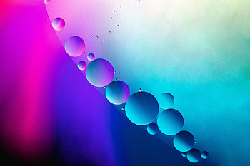 Abstract, Water, Bubbles, Gradient, Diagonal HD wallpaper