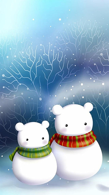 Cute Christmas, Christmas Snow HD phone wallpaper
