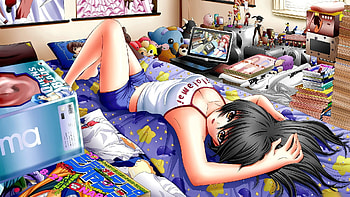 Anime Girl In Bedroom, anime, anime-girl HD wallpaper