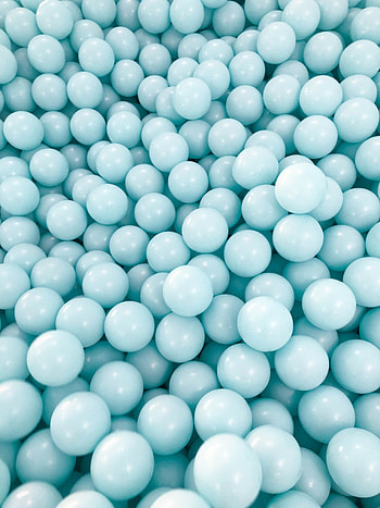 White balls, heap, light, abstract HD phone wallpaper