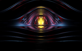 Abstract, Interior, Shine, Light, Form, Ball, Figure, Inside HD wallpaper