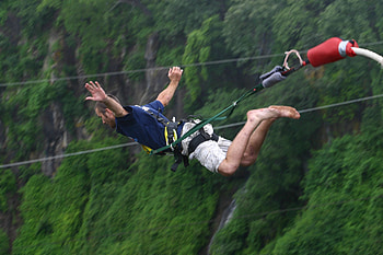 Victoria Falls, Bungee Jumping HD wallpaper