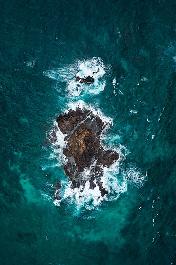 Nature, Water, Rock, Rocks, Spray, Stone HD phone wallpaper