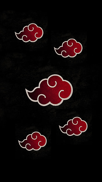 Akatsuki, red, magenta, Anime, Pain, Akatsuki cloud, Akatsuki logo, Naruto, Akatsuki symbol, Boruto, Itachi HD phone wallpaper