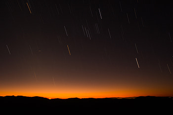 Starfalls , stars, nature, sky HD wallpaper