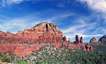 Red Rocks, desert, rocks, tundra, red HD wallpaper