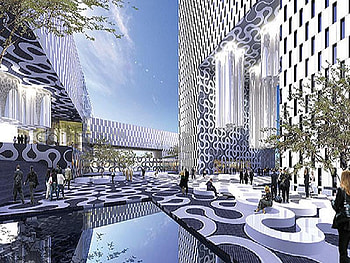 laghouatfuture, buildings, bahrain bay, creative, architecture, visionary HD wallpaper