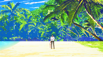 Anime Beach JJK with Toji Zenin, Anime, Jujutsu Kaisen, Toji Fushiguro HD wallpaper